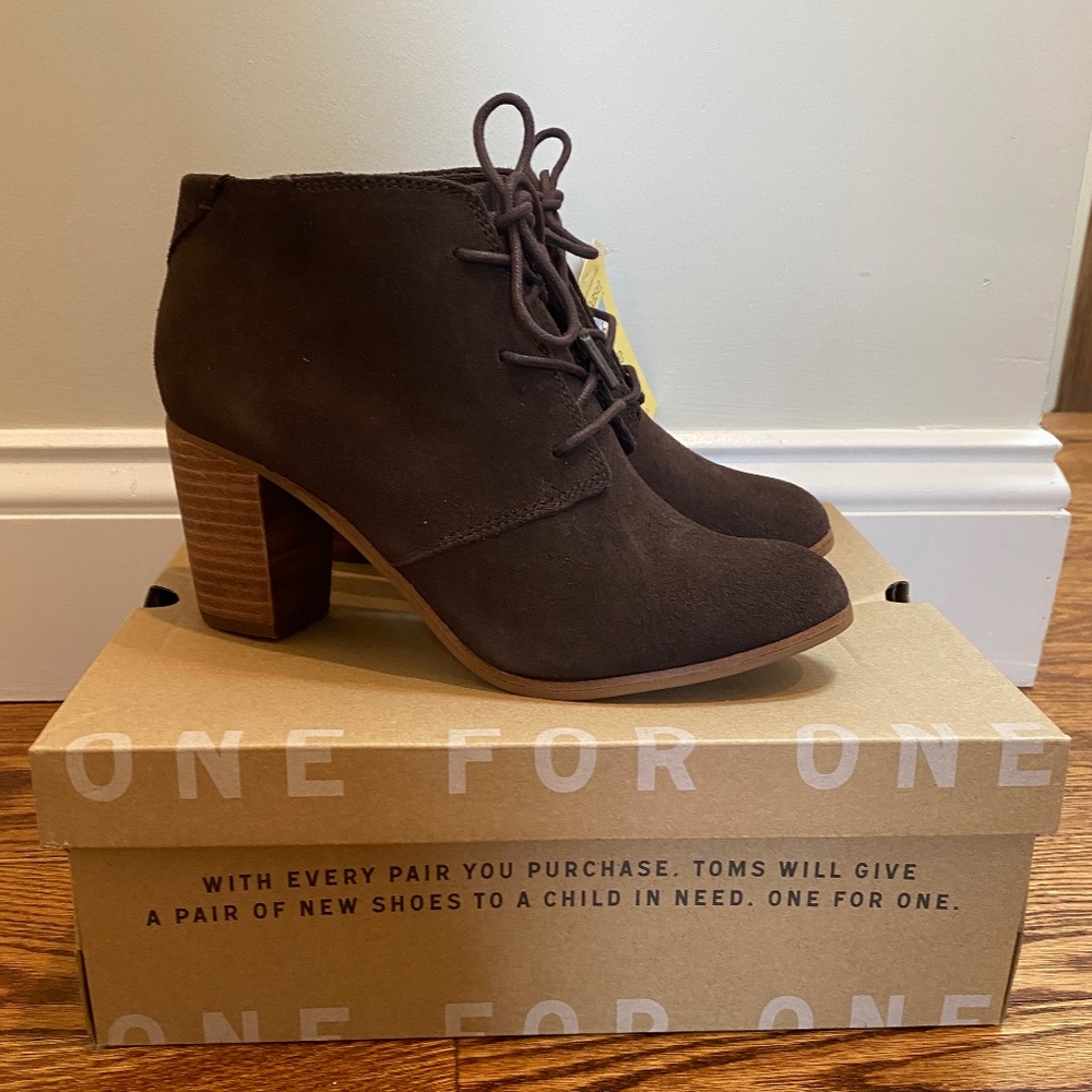 Chocolate Brown Suede Boots - NEW!!